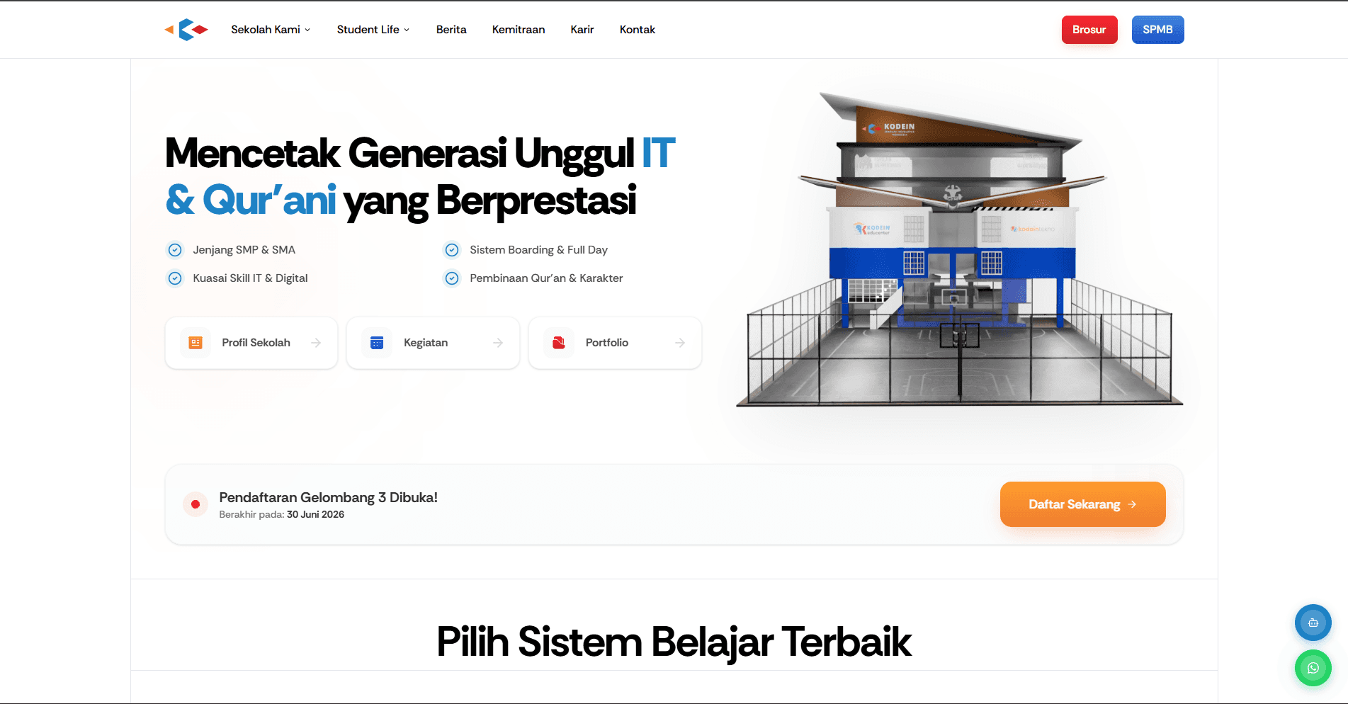 Kodein School Website